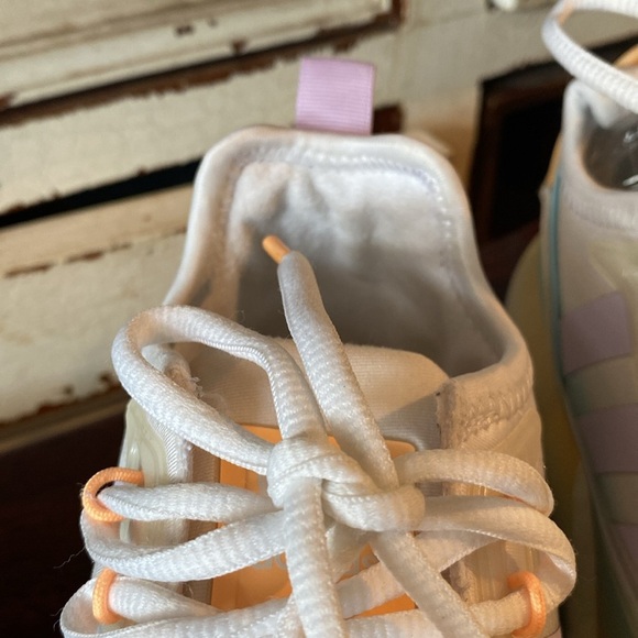 adidas Originals ZX 2K BOOST W White Blue Pink Orange Women Casual Shoes - Picture 8 of 9